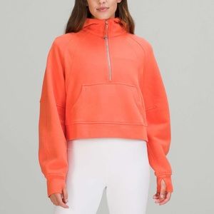 Coral Scuba Oversized Half-Zip Hoodie Size XL NWOT